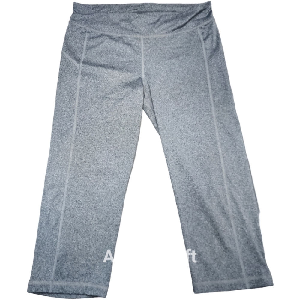 Live Love Dream Aeropostale Grey Active Wear Cropped Leggings